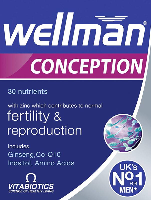Vitabiotics Wellman Conception Tablets 30 Capsules画像