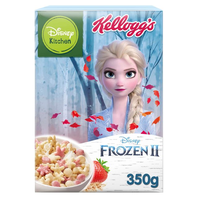 Disney Kitchen Frozen 2 Strawberry Flavour MultiGrain Shapes Cereal 350g ディズニーキッチン フローズン2 ストロベリーフレーバー マルチグレインシェイプシリアル 350g画像