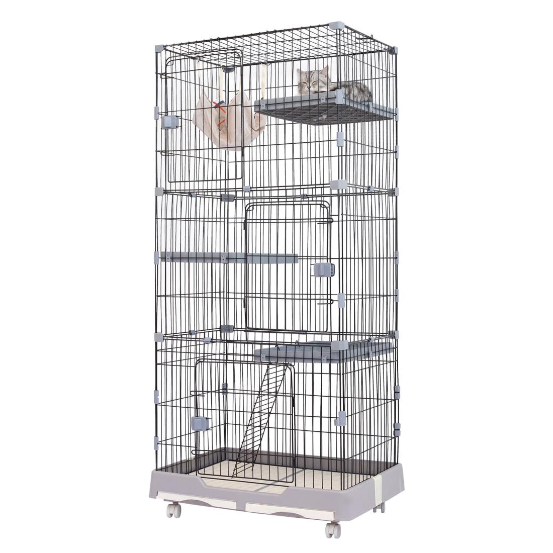 楽天市場】Shinyever 猫 ケージ 猫ケージ キャットケージ 猫