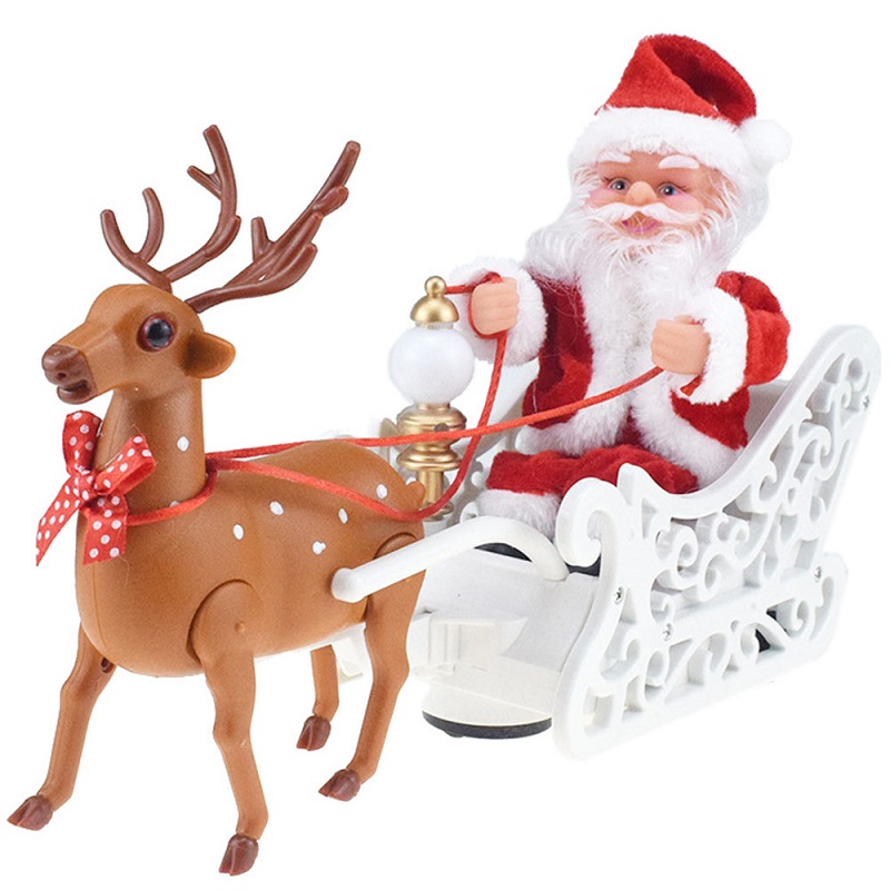 楽天市場 Bgm付き クリスマス サンタ トナカイ ソリ おもちゃ 動く お祝い クリスマス用品 クリスマスプレゼント 置物 雑貨 人形 玩具 サンタさん クリスマスドール トイ クリスマスギフト ベビー キッズ クリスマスパーティ ショップワールド