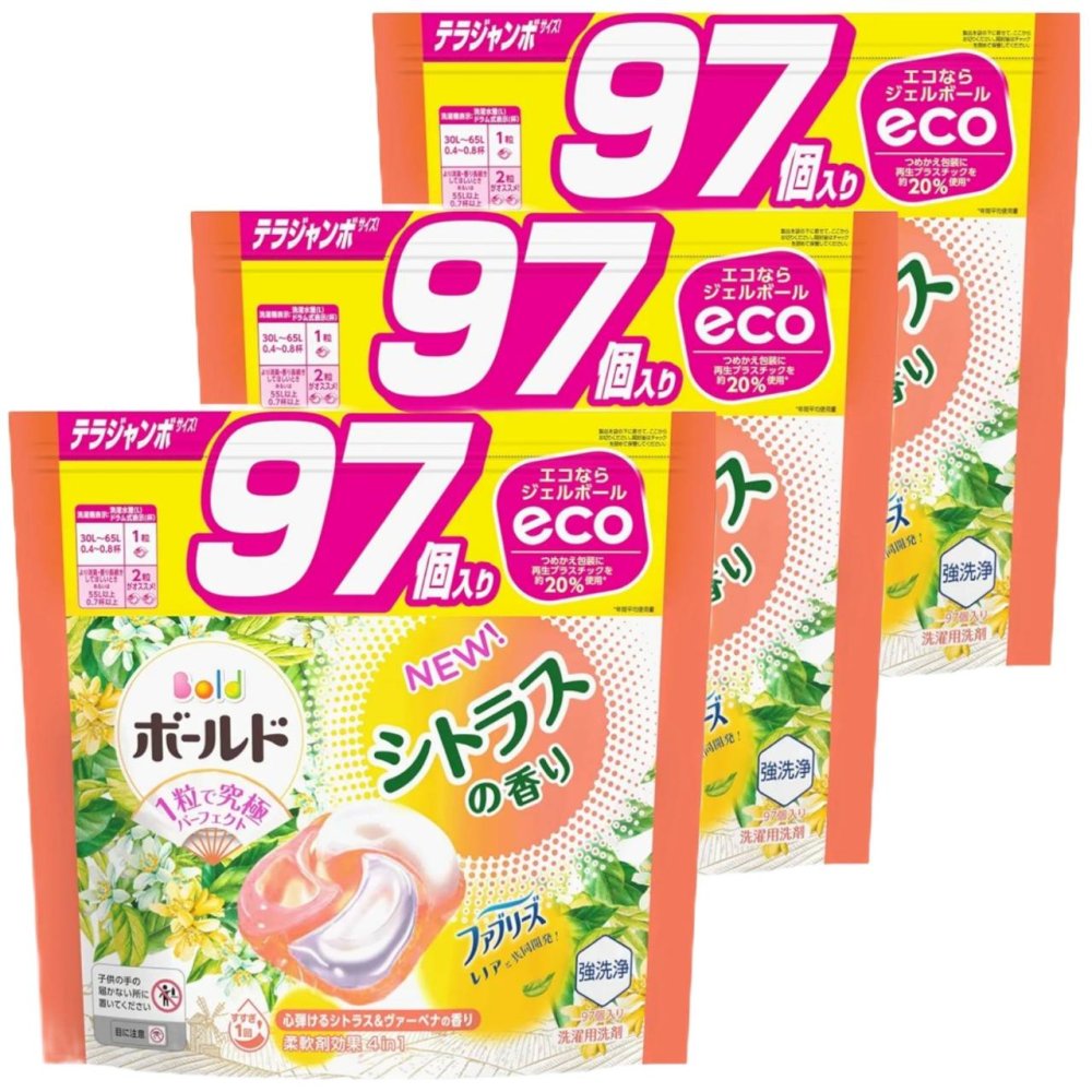 楽天市場】ボールド 洗濯洗剤 ジェルボール4D シトラス