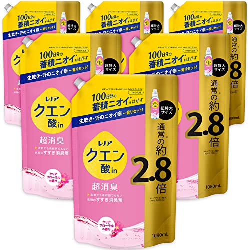 楽天市場】レノア クエン酸 超消臭 すすぎ消臭剤 クリアフローラル