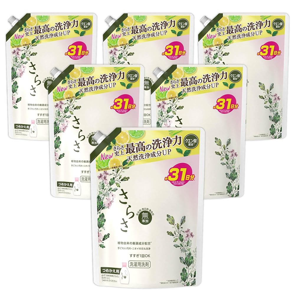 楽天市場】【760ml x 8パック】さらさ 衣料用洗剤 液体 詰め替え