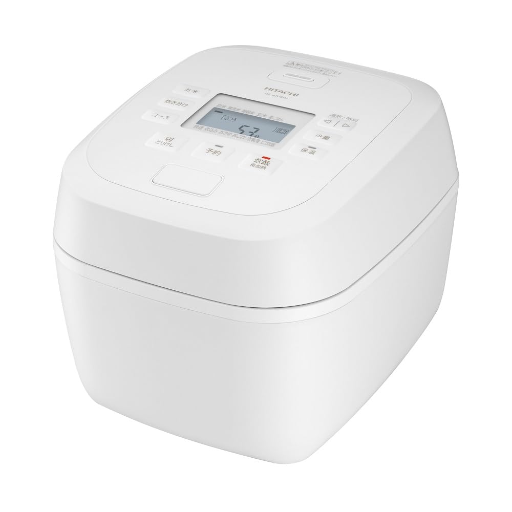 日立 炊飯器 5.5合 圧力IH RZ-A100HJ W フロストホワイト 日本製 黒厚鉄釜 蒸気セーブ｜SHOP YPP 店