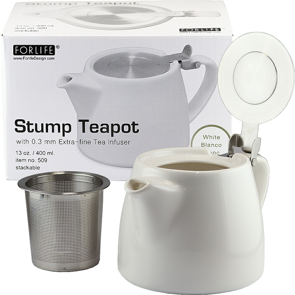 【楽天市場】茶濾しフィルター付ティーポット（ミニスタンプ ） 400ml FOR LIFE ティーポット おしゃれ 食器 米国ロサンゼルス