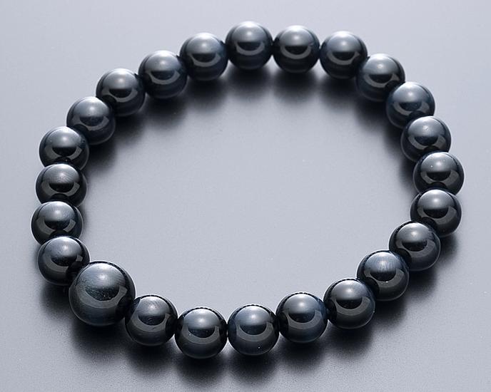 片手念珠】タイガーアイ10Φ㎜ 高品質 虎眼石（タイガーアイ）念珠 単珠