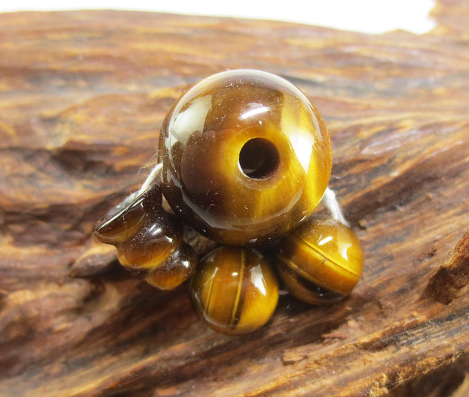 楽天市場】数珠パーツ 赤虎眼石 レッドタイガーアイ 16ミリ Tホール