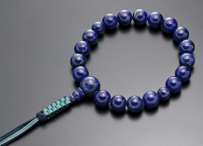 楽天市場】腕輪数珠（念珠） ラピスラズリ 《瑠璃石》 共仕立 8ミリ