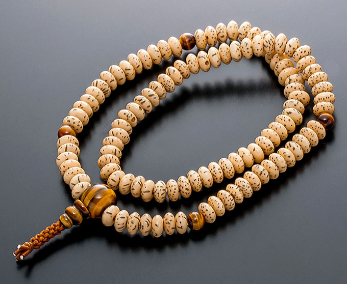 楽天市場】数珠ブレスレット 房付き 腕輪念珠 星月菩提樹 7mm 虎眼