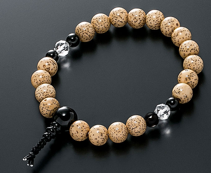 楽天市場】数珠ブレスレット 房付き 腕輪念珠 星月菩提樹 7mm 赤虎眼