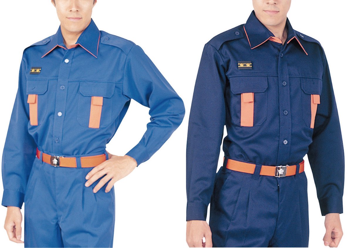楽天市場】消防作業服開襟上衣【B3Lサイズ】 (消防/操法/消防団