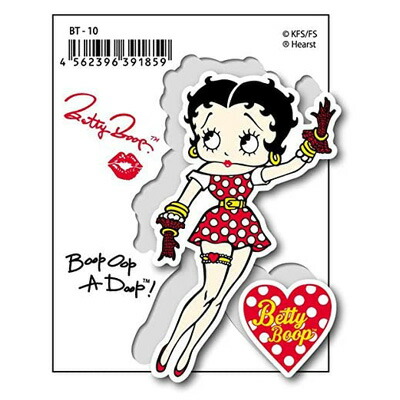楽天市場】ベティブープ ベティ＆パジー ステッカー メンズ レディース