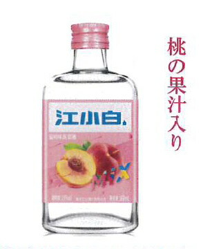 最大48 Offクーポン 中国果汁白酒 江小白 桃 じゃんしゃおばい もも 23度 168ml 中国白酒に桃の果汁入り 甘みと桃の香りが爽やかで くせのないまろやかさが新感覚のフルーツ入り中国白酒 Ie Monogatari Jp