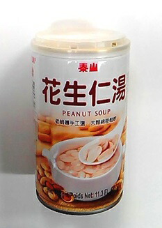 【２４缶１ケース売り】横浜中華街　泰山　花生仁湯（ピーナッツスープ）　 320g（缶）X　24缶、ピーナッツを主原料としたデザートスープです。♪