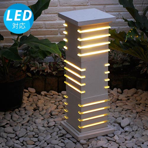 楽天市場】【ライムストーン】ストーン ガーデンライト LT1-8SPC 石