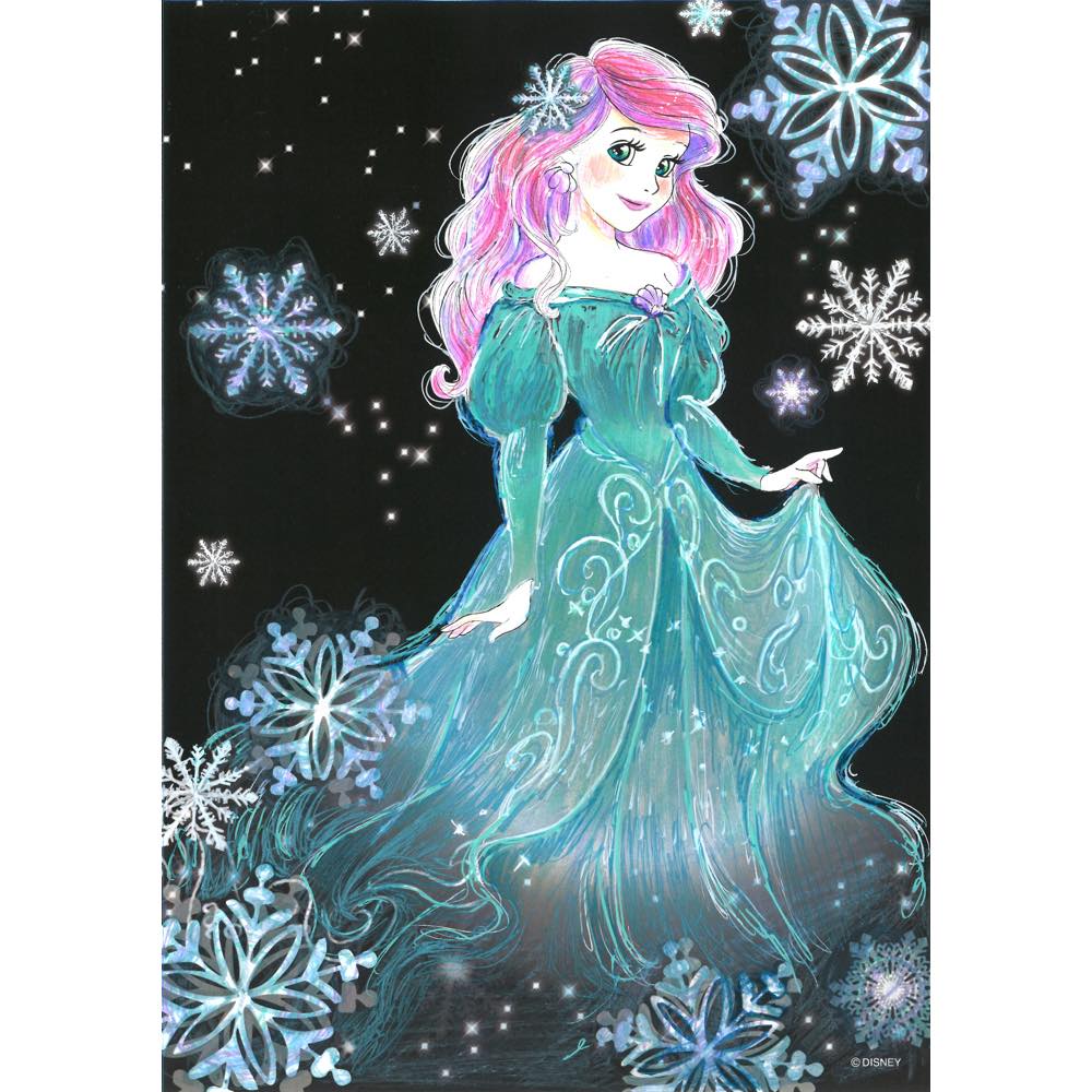 ブラックアート ぬりえ ディズニープリンセス 春新作の