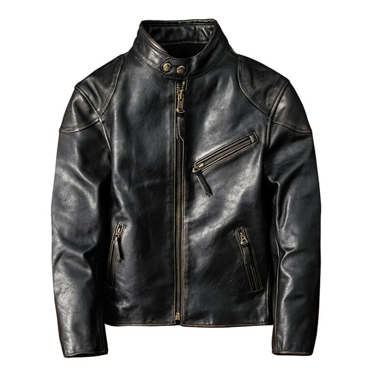 SHOW STAGE ブラック レザーライダースジャケット 2XL SHOW STAGE ブラック レザーライダースジャケット 2XL