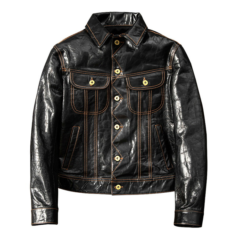 楽天市場】メンズ レザージャケット 黒い ライダースジャケット 本革