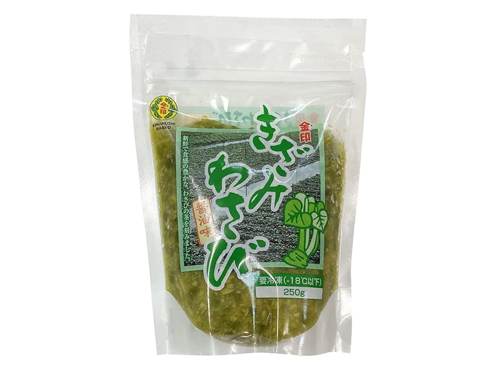わさび様・専用 楽天市場】冷凍 金印 きざみ わさび 醤油味 250g×2個 味付け