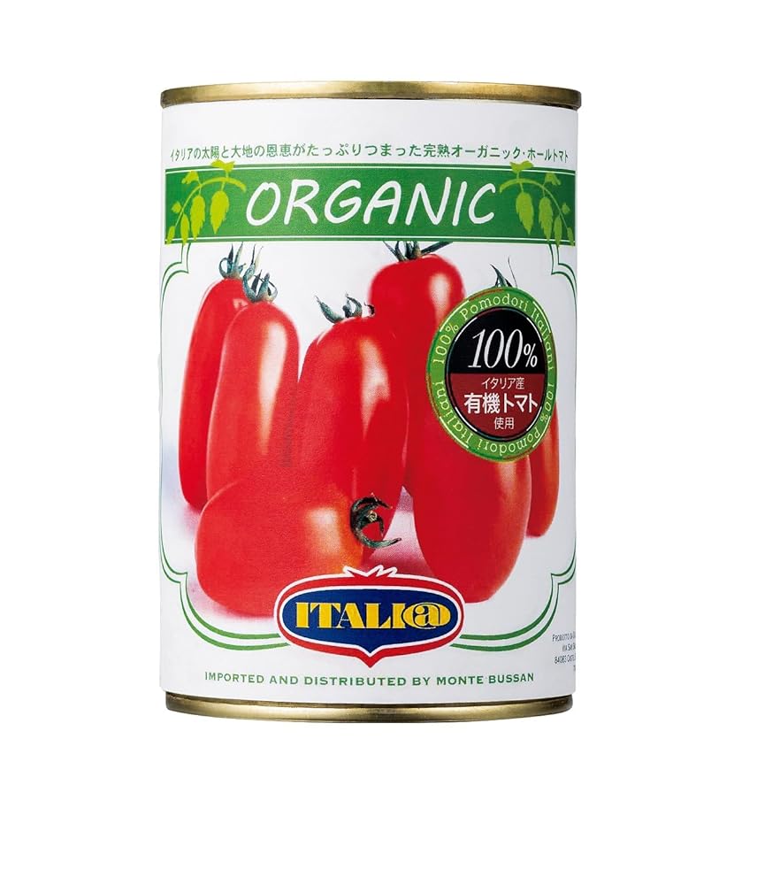 イタリアット 有機ホールトマト 400g×24缶 送料無料 トマト缶 オーガニック 業務用 大容量 有機トマト ITALI@ イタリア産 ケース販売
