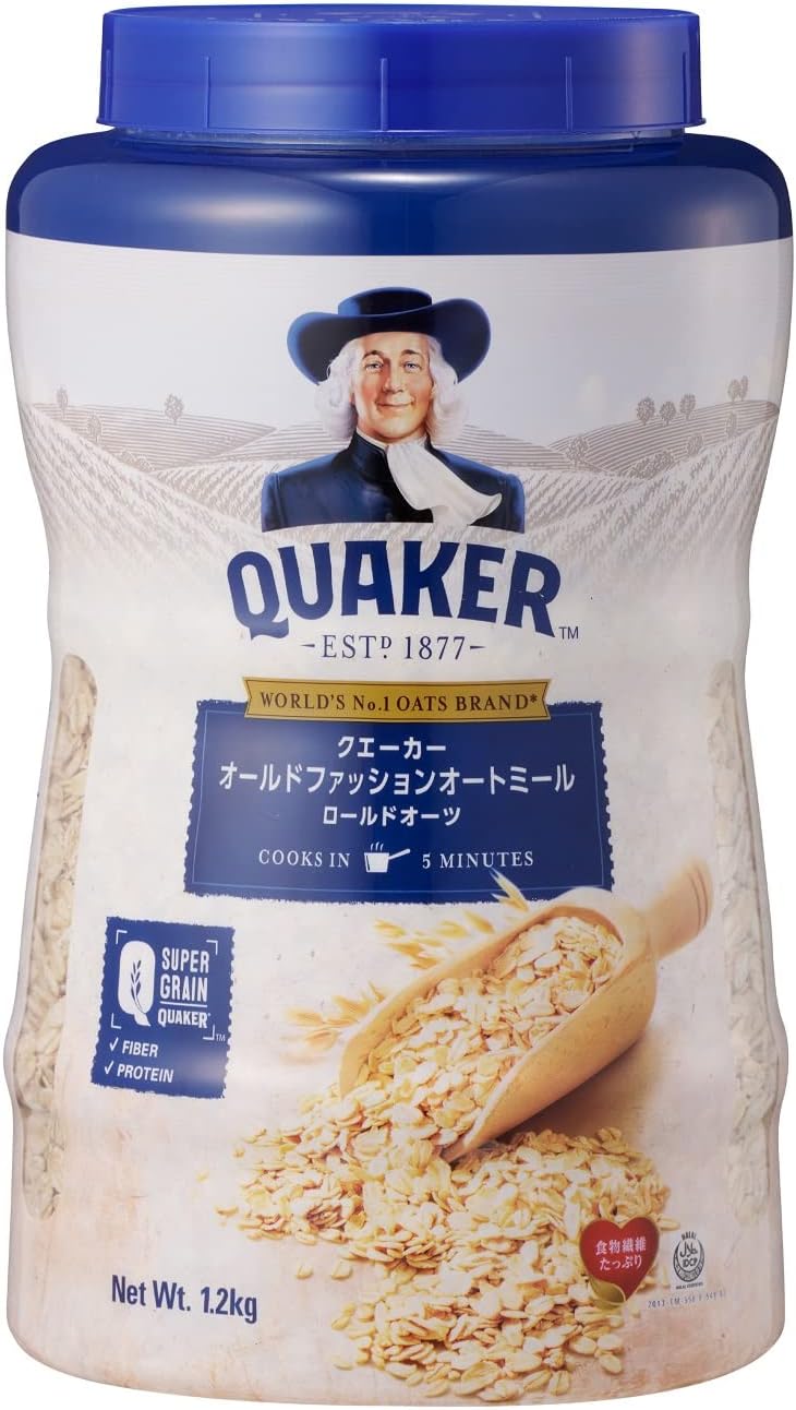 クエーカー オールドファッション オートミール 1.2kg×6個