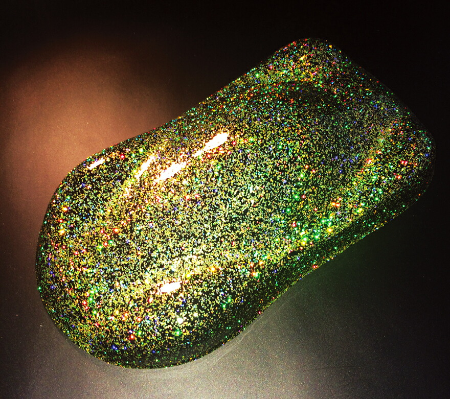 ステラゴールドレインボー0 4mm Sgh40 塗料 ペイント 車 バイク カラー デザイン アート ファッション カスタムカラー フレーク ラメ ホログラム ホロ オーロラカラー Csecully Fr