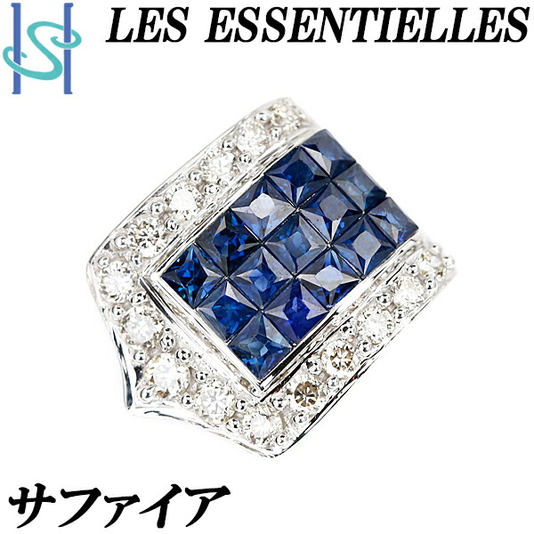 新品□送料無料□ レ エッセンシャル サファイア ペンダントトップ K18