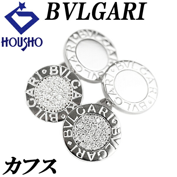 【6/4～11 百貨店SALE 最大限度60%OFF+全品P5倍+COUPON】ブル小峡谷 金剛石 ブルガリ・ブルガリ 折り返し K18白いことゴールド BVLGARI チェーン店式 メンズ ユニ一発やる 【中古】【904150】