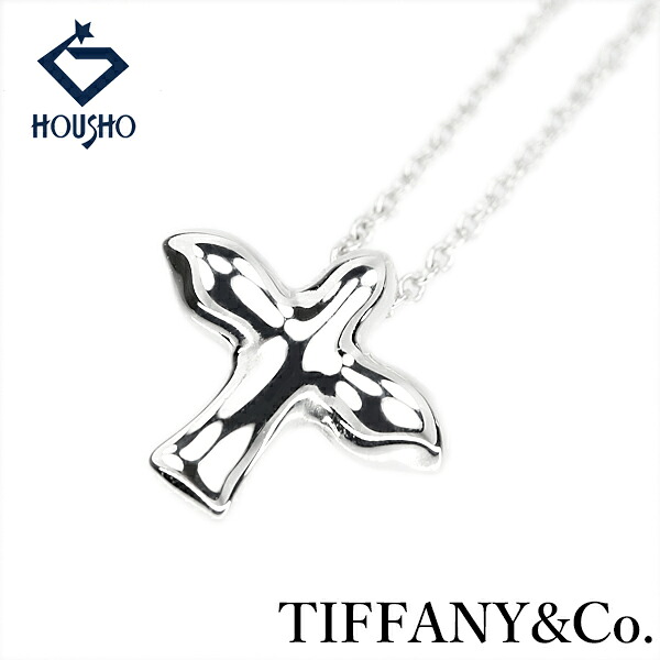 【4/14～17 マラソン 最大2万円クーポン+全品ポイント5倍】ティファニー バードクロス ネックレス SV925 TIFFANY&Co. エルサ・ペレッティ 地金のみ 石なし 【中古】【905855】
