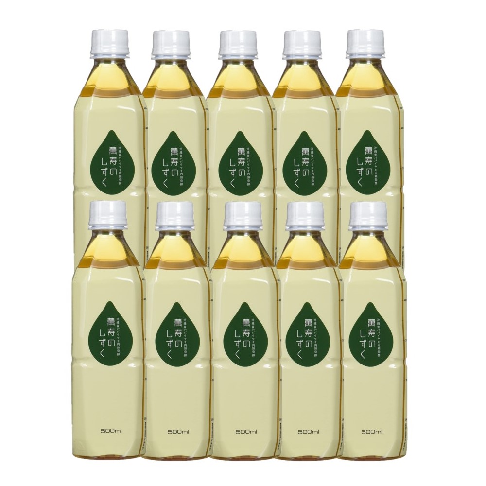 楽天市場】萬寿のしずく 500ml×10本セット 熱帯資源植物研究所 EM発酵