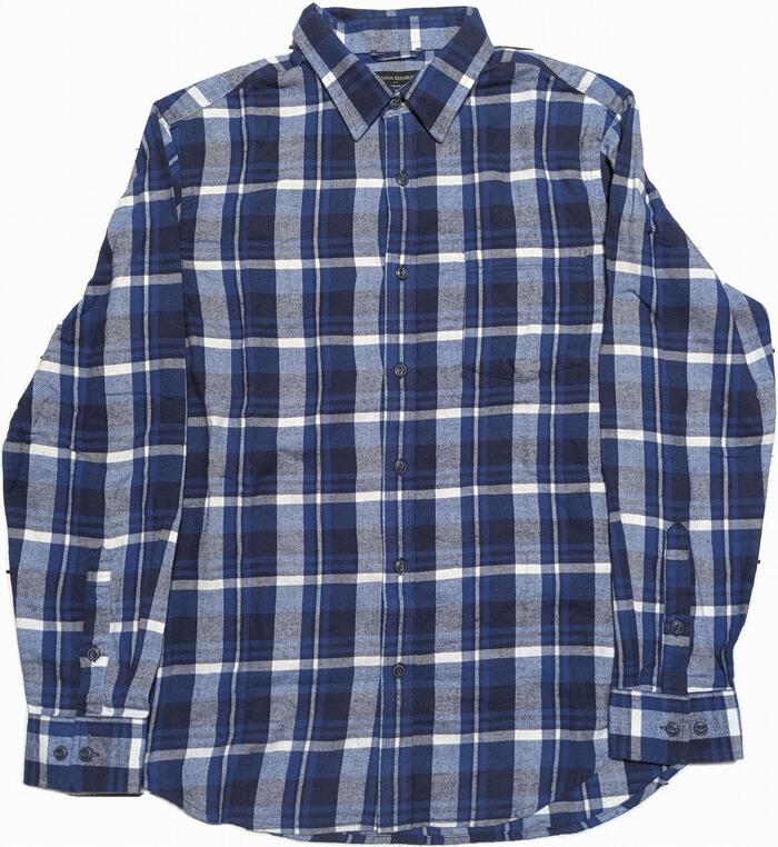 バナナリパブリック 長袖 ライトフランネルシャツ 照合のしるし 米国海軍 メンズ BANANA REPUBLIC SHIRTS 108