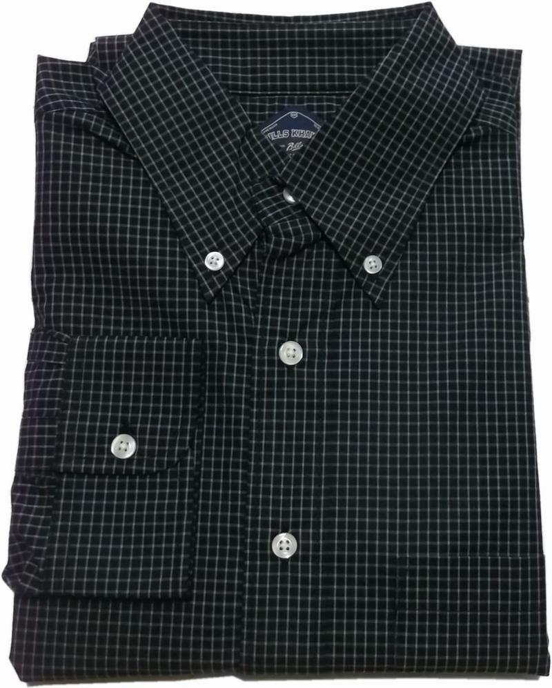 ビルズカーキ ボタンダウンシャツ チェック ブラック メンズ BILLS KHAKIS BD SHIRTS 003