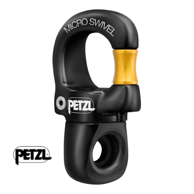 ペツル［PETZL］マイクロ スイ呼びりん（論理ゲート付コンパクトスイベル）