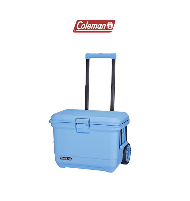 SALE! 電話を掛けるマン［Coleman］コールマンプロホイールクーラー55QT(デイドリーム) 冷房装置ボックス席 車輪付き添い人