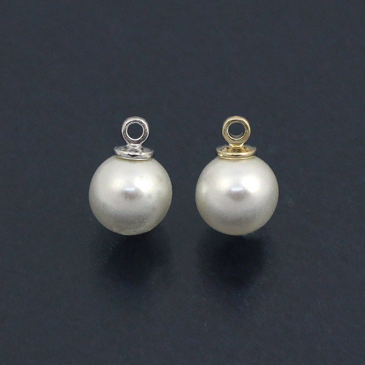 楽天市場】ヒートンパール 10mm シルバー・ゴールド ｜ビーズ｜パーツ