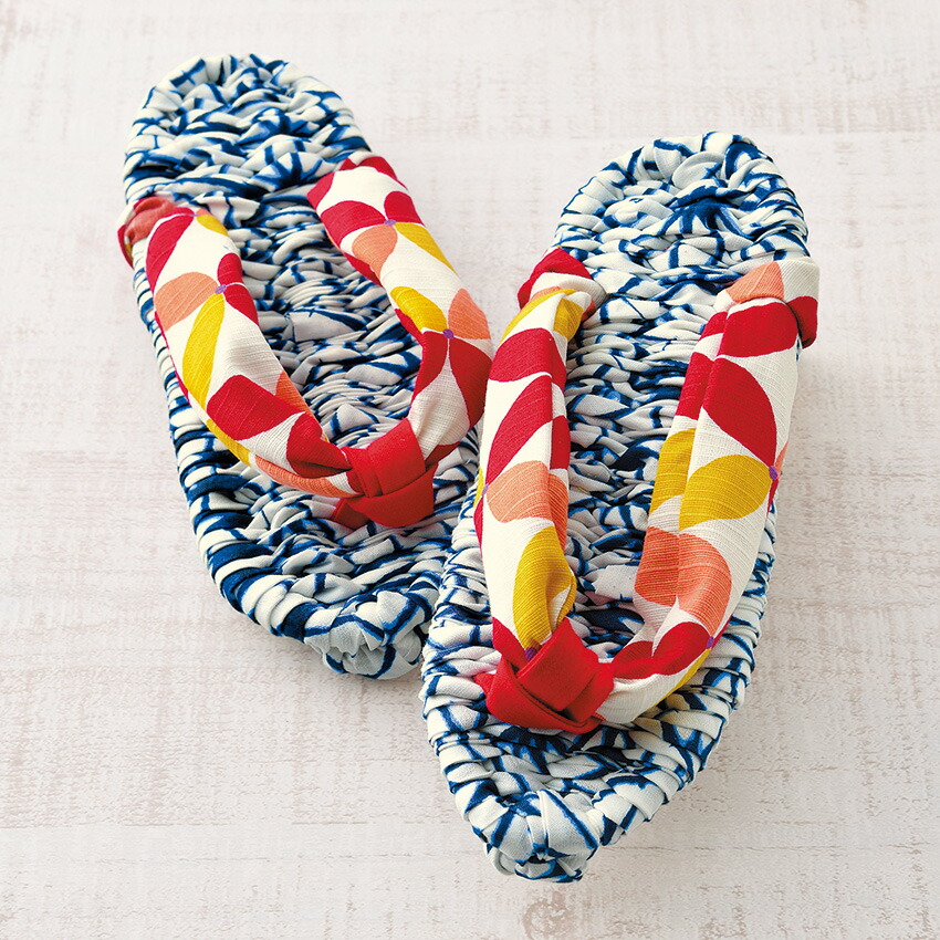 楽天市場】タカギ繊維 ゆかた地でつくる 健康布ぞうり さらり YW