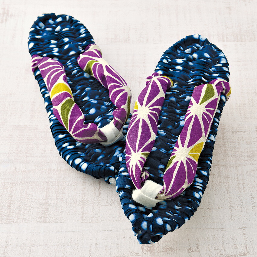 楽天市場】タカギ繊維 ゆかた地でつくる 健康布ぞうり さらり YW-54