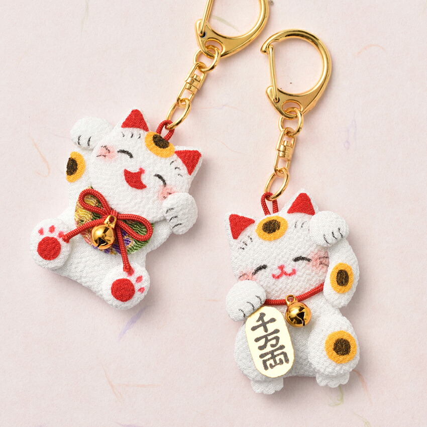 楽天市場】縫わずに作る 和のミニ招き猫キーホルダー LH-115 ネコポス