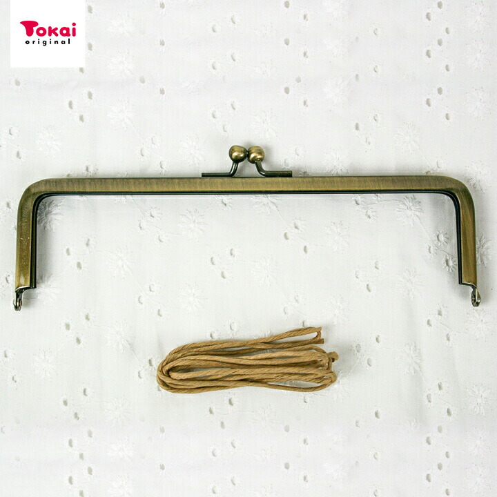 楽天市場】口金 角16.5cm シルバー（紙ひも付） | 手芸用品 材料 手芸