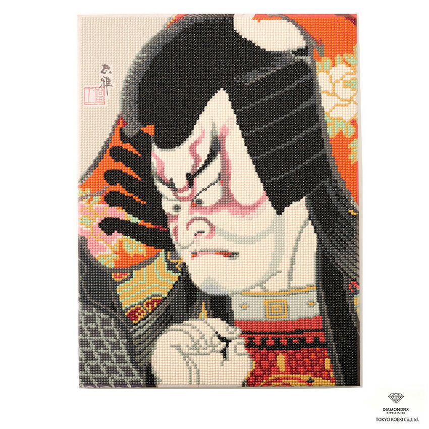 浮世絵 アート フレーム付き 楽天市場】ダイヤモンドフィックス キット 浮世絵 神奈川沖浪裏