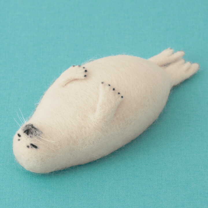 楽天市場】スターターセット付き ほのぼの アザラシ 手作りキット 羊毛