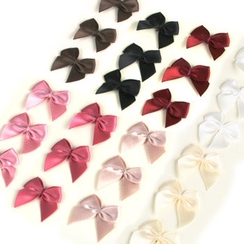 楽天市場 リボンパーツ無地 3個入り 縫いつけタイプ メール便可 トーカイ 手芸材料の通信販売 シュゲール