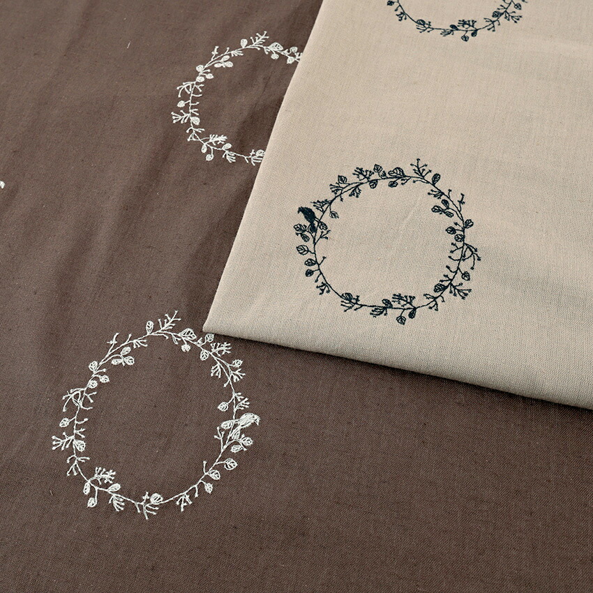 楽天市場】綿ローン刺繍 C 50cm単位｜切売り 切り売り 生地 布
