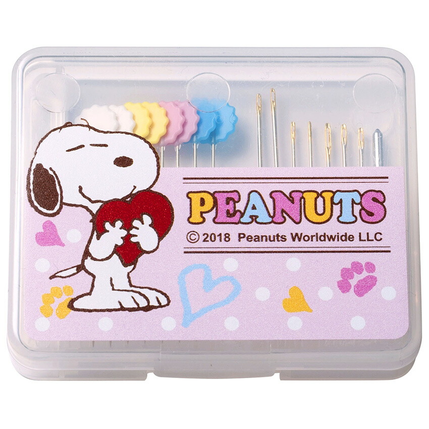 スヌーピー キャラクターグッズ セット 楽天市場】スヌーピー ニードルセット／プラケース 085819 裁縫