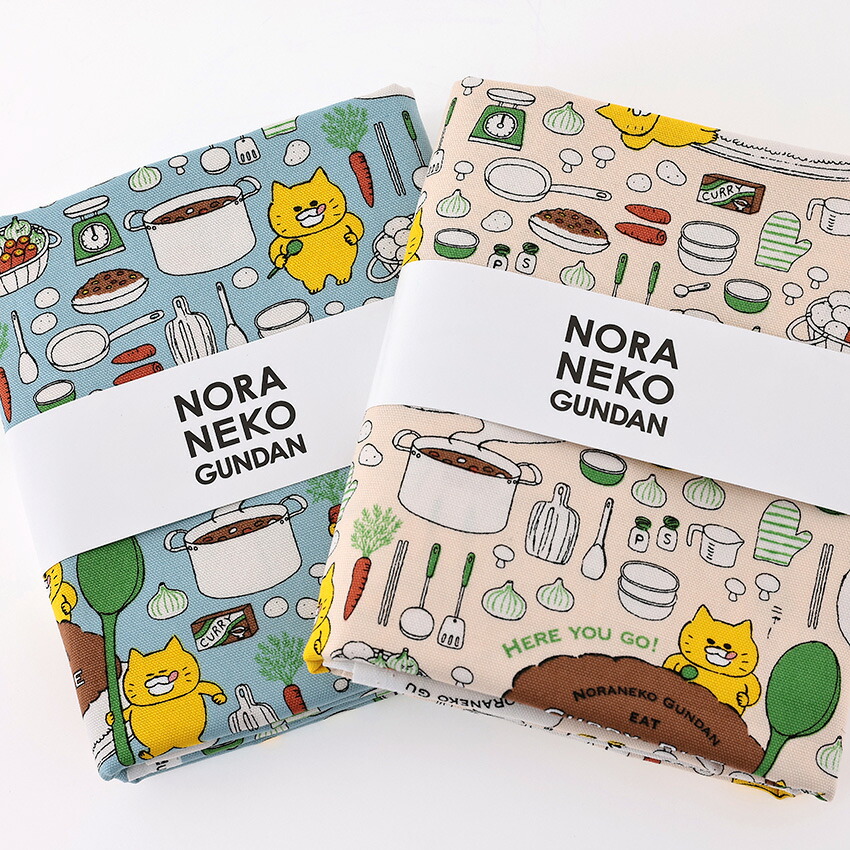 楽天市場 ノラネコぐんだん ノラネコクッキング オックス 1m カットクロス 生地 布 布地 はぎれ カット布 カットクロス のらねこぐんだん コドモエ 絵本 工藤ノリコ 入園グッズ 入学グッズ 新学期グッズ 女の子 男の子 ねこ 猫 手芸材料の通信販売 シュゲール