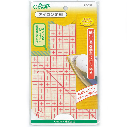 楽天市場 クロバー アイロン定規 25 057 メール便可 Clover 裾上げ 三つ折り 布の折り返し 便利用品 手作り ハンドメイド 手芸材料の通信販売 シュゲール