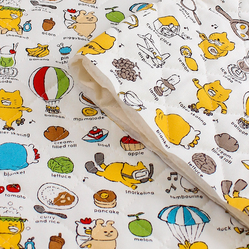 楽天市場】ノラネコぐんだん ノラネコABC オックスキルト 幅108×50cm