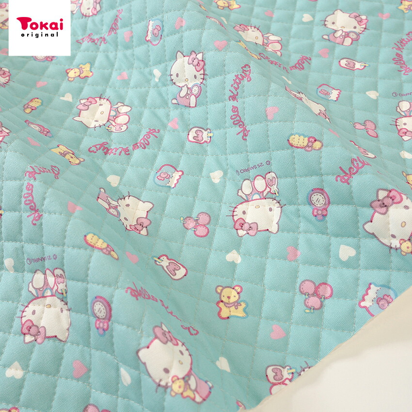 楽天市場】サンリオ ハローキティ アルファベット オックスキルト 50cm