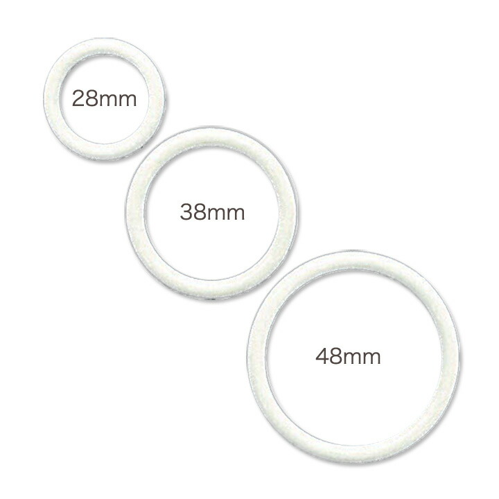 楽天市場 手芸用プラスチックリング28mm 38mm 48mm 手芸 手芸用品 副資材 編みもの 手作り ハンドメイド 手芸用 手編み 編み物用品 リング 手芸材料の通信販売 シュゲール