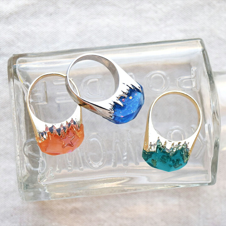 市場 ボリュームリング 16号 13号 ベース 指輪 パーツ リング Uvレジン レジン